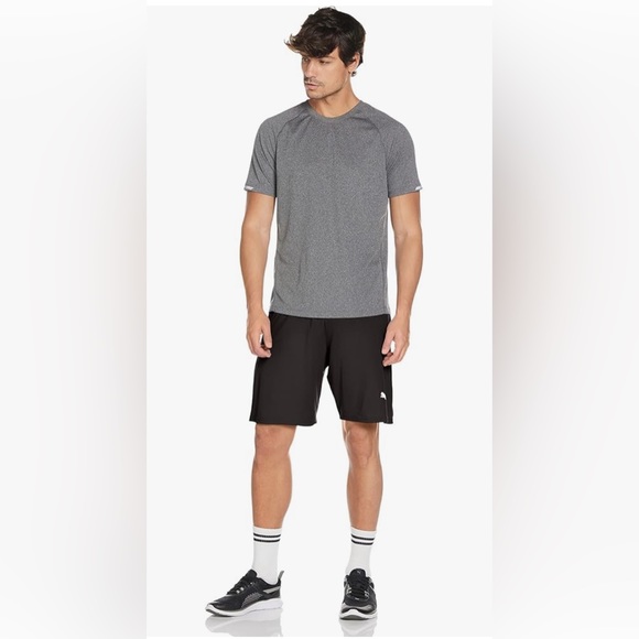 NWT PUMA Men's Liga Core Shorts Black White 2 pair bundle - Picture 1 of 8